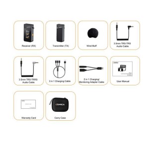 میکروفون یقه ای  بی سیم کامیکا مدل Vimo C1